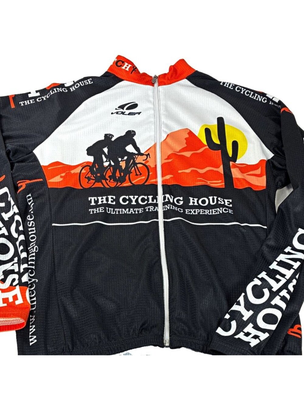 VOLER Men The Cycling House Jersey Size L Large Race Raglan Short Sleeve Bicycle